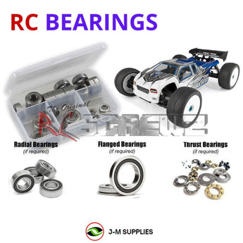 J-M SUPPLIES RC Parts Store - RCScrewZ Rubber Shielded Bearing Kit ass088r for Team Associated RC8T3.1e Team Kit 1/8 Electric 4WD Off-Road Truggy (#80938) | UPG