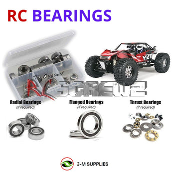 J-M SUPPLIES RC Parts Store - RCScrewZ Rubber Shielded Bearing Kit axi017r for Axial Racing Yeti XL RTR/Kit 1/8 Electric 4WD Monster Buggy Rock Racer (#90032 / #90038 / AX90032 / AX90038 / AXI90032 / AXI90038) | RCX