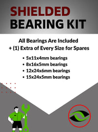 Upgrade Your RC Car with Metal Shielded Bearings for Axial SCX6 Trail Honcho 4WD | axi042b - High Performance Upgrade | Durable & Reliable - by J-M SUPPLIES