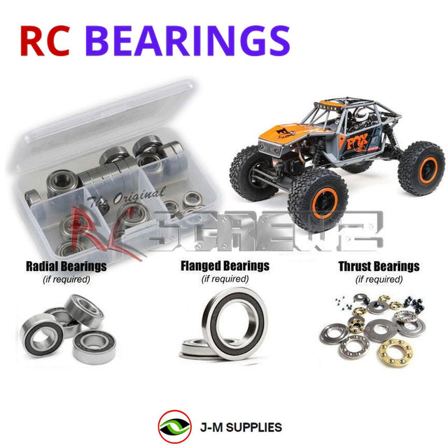 RCScrewZ Rubber Shielded Bearing Kit axi043r for Axial Racing UTB18 Capra Unlimited Trail Buggy RTR 1/18 Electric 4WD Rock Crawler (#AXI01002) | SET