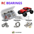 J-M SUPPLIES - RCScrewZ Rubber Shielded Bearing Kit cen027r for CEN Racing Reeper 1/7th 9518/20 RC Car | UPG - cen027r