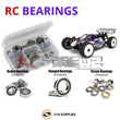 J-M SUPPLIES RC Parts Store - RCScrewZ Rubber Shielded Bearing Kit hot037r for HotBodies D815 V2 Nitro RC Car | RCX