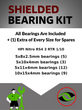 Upgrade Your RC Car with Rubber Shielded Bearings for HPI Nitro RS4 3 RTR 1/10 | hpi015r - High Performance Upgrade | Durable & Reliable - by J-M SUPPLIES