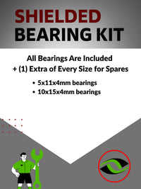 Infographic: 'Choose Wisely for Your Need for Speed' – Highlights Metal Shielded Bearings as the top choice for unbeatable on-road RC car performance - 