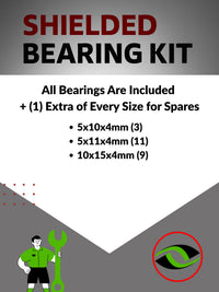 Infographic: 'Choose Wisely for Your Need for Speed' – Highlights Metal Shielded Bearings as the top choice for unbeatable on-road RC car performance - 