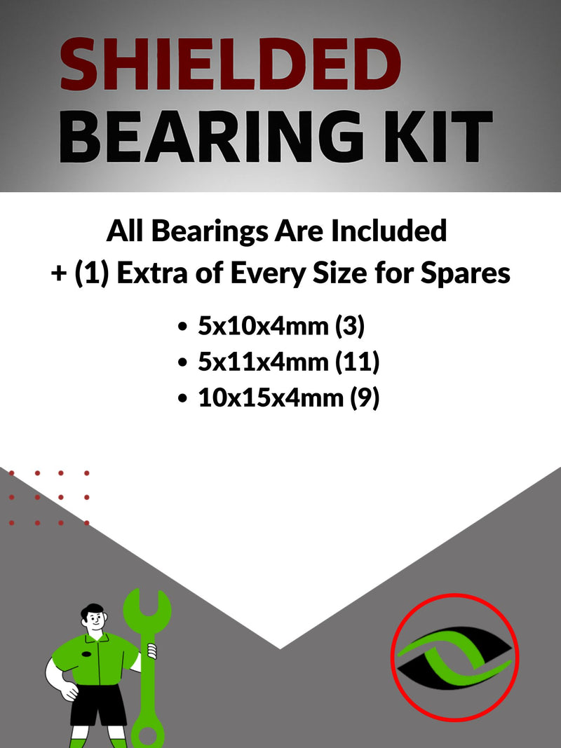 Infographic: 'Choose Wisely for Your Need for Speed' – Highlights Metal Shielded Bearings as the top choice for unbeatable on-road RC car performance - 