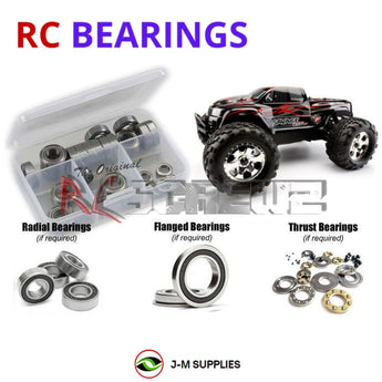 J-M SUPPLIES RC Parts Store - RCScrewZ Rubber Shielded Bearing Kit hpi048r for HPI Racing Savage Flux HP 1/8 Brushless Electric 4WD Monster Truck (#104240) | UPG