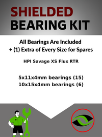 Upgrade Your RC Car with Rubber Shielded Bearings for HPI Savage XS Flux RTR | hpi067r - High Performance Upgrade | Durable & Reliable - by J-M SUPPLIES