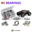 Representative image of an RCScrewZ rubber-sealed bearing kit for HPI Savage XS Flux RTR 4WD Mini Monster Truck (106571, HPI106571); exact bearing sizes and quantities vary by RC model.