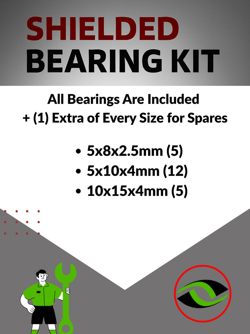 Infographic: 'Choose Wisely for Your Need for Speed' – Highlights Metal Shielded Bearings as the top choice for unbeatable on-road RC car performance - 