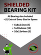 Infographic: 'Choose Wisely for Your Need for Speed' – Highlights Metal Shielded Bearings as the top choice for unbeatable on-road RC car performance - 