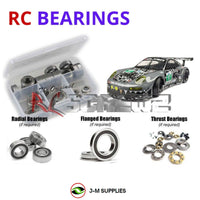 Representative image of an RCScrewZ rubber-sealed bearing kit for HPI RS4 Sport 3 Flux Porsche 911 GT3 RSR 1/10 Elec 4WD (114350); exact bearing sizes and quantities vary by RC model.