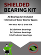 Upgrade Your RC Car with Rubber Shielded Bearings for HPI Nitro RS4 3 Drift RTR | hpi096r - High Performance Upgrade | Durable & Reliable - by J-M SUPPLIES