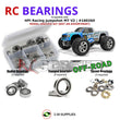 Representative image of an RCScrewZ rubber-sealed bearing kit for HPI Jumpshot MT V2 1/10 Electric 2WD Monster Truck (160260); exact bearing sizes and quantities vary by RC model.