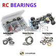 J-M SUPPLIES - RCScrewZ Rubber Shielded Bearing Kit kyo002r for Kyosho V-One-S 1/10 Nitro 31241 RC Car | SET - 