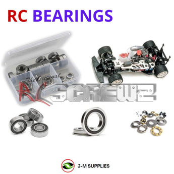 J-M SUPPLIES RC Parts Store - RCScrewZ Rubber Shielded Bearing Kit kyo036r for Kyosho Super 10 Competition 3 31824 RC Car | PRO