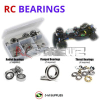 J-M SUPPLIES - RCScrewZ Rubber Shielded Bearing Kit kyo037r for Kyosho Super Ten FW-04 1/10 Touring (#31001) | SET - 