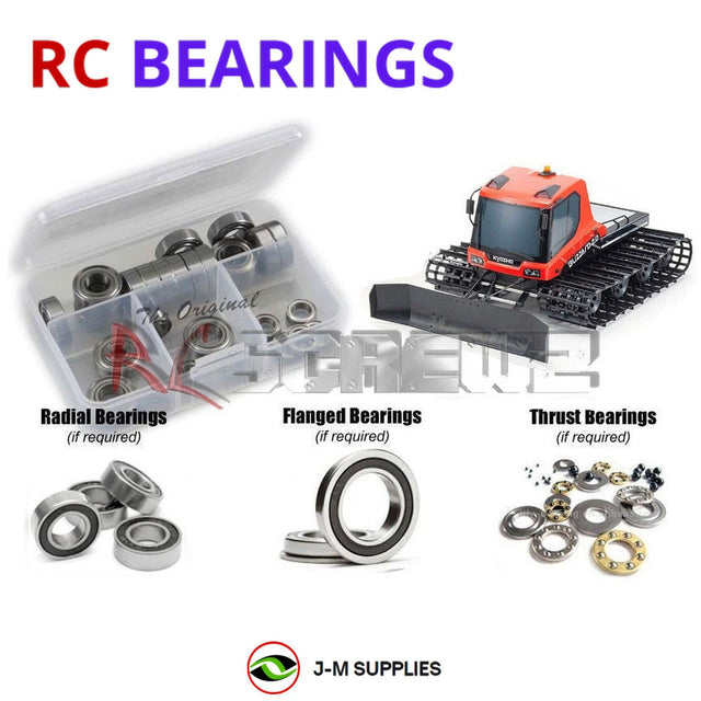 RCScrewZ Rubber Shielded Bearing Kit kyo041r for Kyosho Blizzard EV 1/12 Electric Tracked Snow Cat Vehicle (30981) | SET