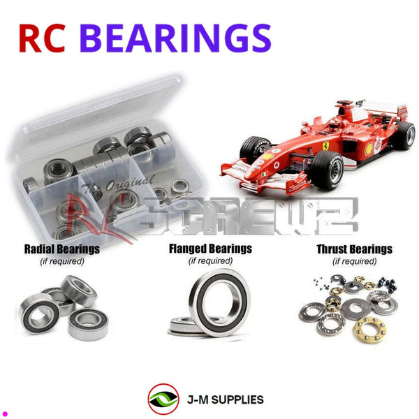 J-M SUPPLIES RC Parts Store - RCScrewZ Rubber Shielded Bearing Kit kyo045r for Kyosho Mini-Z F1 On-Road Electric Formula Car | PRO