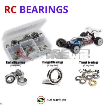J-M SUPPLIES RC Parts Store - RCScrewZ Rubber Shielded Bearing Kit kyo136r for Kyosho Lazer ZX-6 1/10 Electric EP 4WD Off-Road Racing Buggy (30046) | RCX