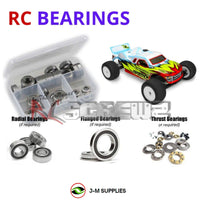 Representative image of an RCScrewZ rubber-sealed bearing kit for Kyosho Ultima RT6 1/10 Electric 2WD Truck (30069); exact bearing sizes and quantities vary by RC model.