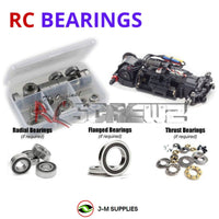 Representative image of an RCScrewZ rubber-sealed bearing kit for Kyosho Mini-Z MR-03VE Pro 1/27 Electric RWD Car (32781); exact bearing sizes and quantities vary by RC model.