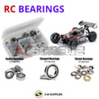 J-M SUPPLIES RC Parts Store - RCScrewZ Rubber Shielded Bearing Kit kyo183r for Kyosho Inferno Neo 3.0 Readyset 1/8 Nitro GP 4WD Off-Road Buggy (33012B, KYO33012B) | RCX