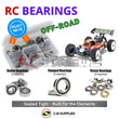 J-M SUPPLIES RC Parts Store - RCScrewZ Rubber Shielded Bearing Kit kyo196r for Kyosho Inferno MP9 TKI4 V2 Readyset 1/8 Nitro GP 4WD Off-Road Buggy (33021) | RCX