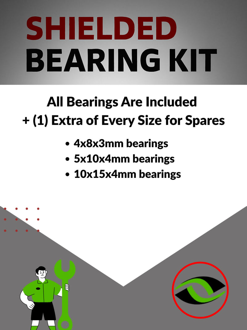 Upgrade Your RC Car with Rubber Shielded Bearings for Kyosho Rampage GP-10 3072 | kyo209r - High Performance Upgrade | Durable & Reliable - by J-M SUPPLIES