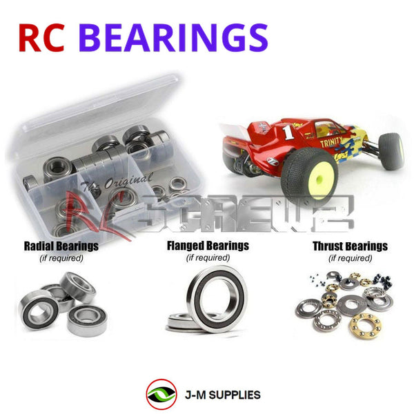 J-M SUPPLIES RC Parts Store - RCScrewZ Rubber Shielded Bearing Kit los003r for Team Losi XXX-T Matt Francis MF1 1/10 Electric 2WD Off-Road Stadium Truck (LOSA0075) | SET