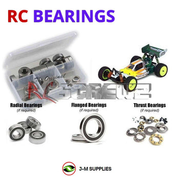 J-M SUPPLIES RC Parts Store - RCScrewZ Rubber Shielded Bearing Kit los014r for Team Losi XX-4 and XX-4 Worlds Edition 1/10 Electric 4WD Off-Road Buggy (LOSA0010, LOSA0011) | PRO