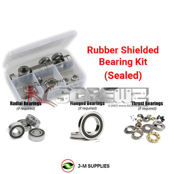 J-M SUPPLIES - RCScrewZ Rubber Shielded Bearing Kit los020r for Team Losi JRX-S Pro #LOSA0255 RC Car | RCX - 