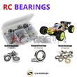 J-M SUPPLIES RC Parts Store - RCScrewZ Rubber Shielded Bearing Kit los028r for Losi 8IGHT-T Nitro RTR 1/8 4WD Off-Road Truggy (LOS04011) | PRO