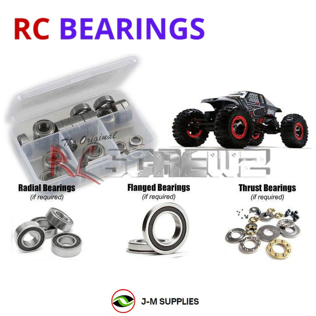 RCScrewZ Rubber Shielded Bearing Kit los054r for Losi Night Crawler RTR 1/10 Electric 4WD Rock Crawler (LOSB0104) | RCX