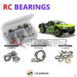 J-M SUPPLIES RC Parts Store - RCScrewZ Rubber Shielded Bearing Kit los070r for Team Losi TEN SCTE 2.0 TLR03000 RC Car | PRO