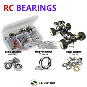 J-M SUPPLIES RC Parts Store - RCScrewZ Rubber Shielded Bearing Kit los079r for Team Losi Racing 8IGHT-T 3.0 Race Kit 1/8 Nitro 4WD Competition Truggy (TLR04001) | SET