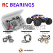 J-M SUPPLIES - RCScrewZ Rubber Shielded Bearing Kit los083r for Losi LST XXL2-E 1/8 MT (LOS04004) | RCX - 