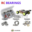 J-M SUPPLIES RC Parts Store - RCScrewZ Rubber Shielded Bearing Kit los091r for Team Losi Racing 5IVE-B Race Kit 1/5 Gas 4WD Off-Road Buggy (TLR05001) | SET