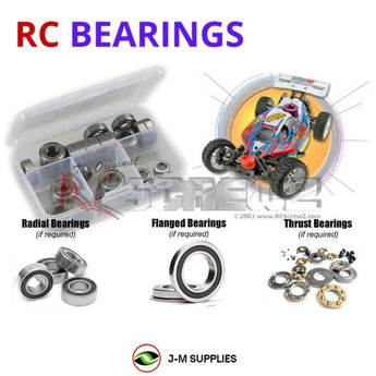 J-M SUPPLIES RC Parts Store - RCScrewZ Rubber Shielded Bearing Kit ofn012r for Ofna Hyper 7 PBS 1/8th #14325 RC Car | SET