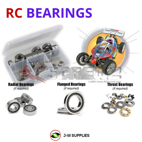 J-M SUPPLIES RC Parts Store - RCScrewZ Rubber Shielded Bearing Kit ofn012r for Ofna Hyper 7 PBS 1/8th #14325 RC Car | SET