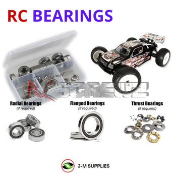 J-M SUPPLIES RC Parts Store - RCScrewZ Rubber Shielded Bearing Kit ofn045r for Ofna Jammin X2 CRT 1/8th Truggy RC Car | SET