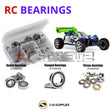 J-M SUPPLIES RC Parts Store - RCScrewZ Rubber Shielded Bearing Kit rcr031r for Redcat Racing Tornado S30 1/10 Nitro 4WD Buggy | SET