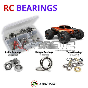 J-M SUPPLIES RC Parts Store - RCScrewZ Rubber Shielded Bearing Kit rcr062r for RedCat TR-MT10e RC Car | UPG