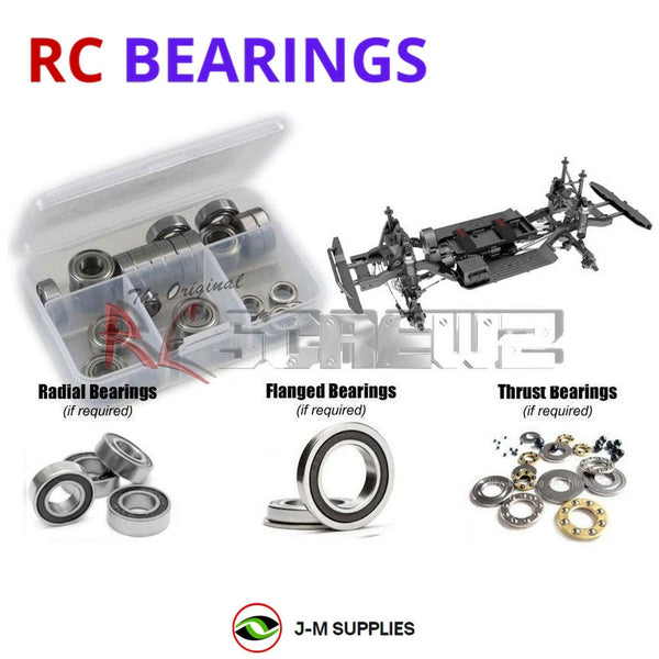 J-M SUPPLIES RC Parts Store - RCScrewZ Rubber Shielded Bearing Kit rcr066r for RedCat Racing Gen 8 P.A.C.K. (#11386) | UPG