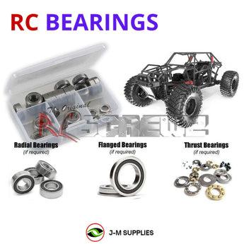 J-M SUPPLIES RC Parts Store - RCScrewZ Rubber Shielded Bearing Kit rer073r for Redcat Racing Camo X4 Pro Rock Racer 1/10 Electric Brushless 4WD (RERCAMO-X4-PRO, RCR10679) | SET