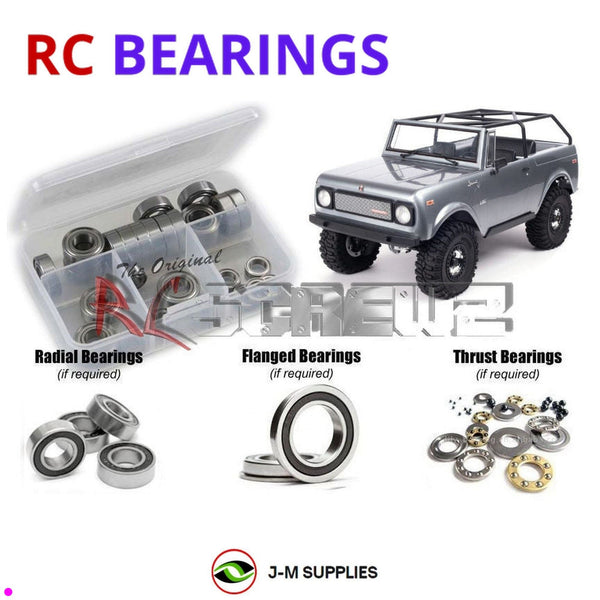 J-M SUPPLIES RC Parts Store - RCScrewZ Rubber Shielded Bearing Kit rer079r for Redcat Racing Gen 9 Scout 800A Rock Crawler | UPG