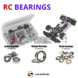 Representative image of an RCScrewZ rubber-sealed bearing kit for Serpent 950/Team 1/8th Nitro (#902000); exact bearing sizes and quantities vary by RC model.