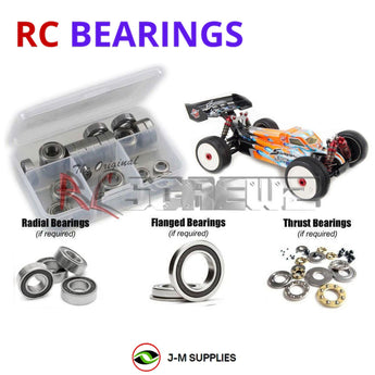 J-M SUPPLIES RC Parts Store - RCScrewZ Rubber Shielded Bearing Kit swz003r for SWORKz S350 BE-1 1/8th #910004 RC Car | RCX