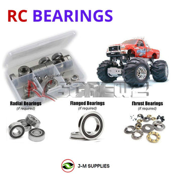 J-M SUPPLIES RC Parts Store - RCScrewZ Rubber Shielded Bearing Kit tam017r for Tamiya Juggernaut 2 Monster Truck (#58256) | UPG