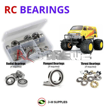 J-M SUPPLIES RC Parts Store - RCScrewZ Rubber Shielded Bearing Kit tam055r for Tamiya Lunch Box 1/12 Electric 2WD Monster Van WR-01 Chassis (#58063) | PRO